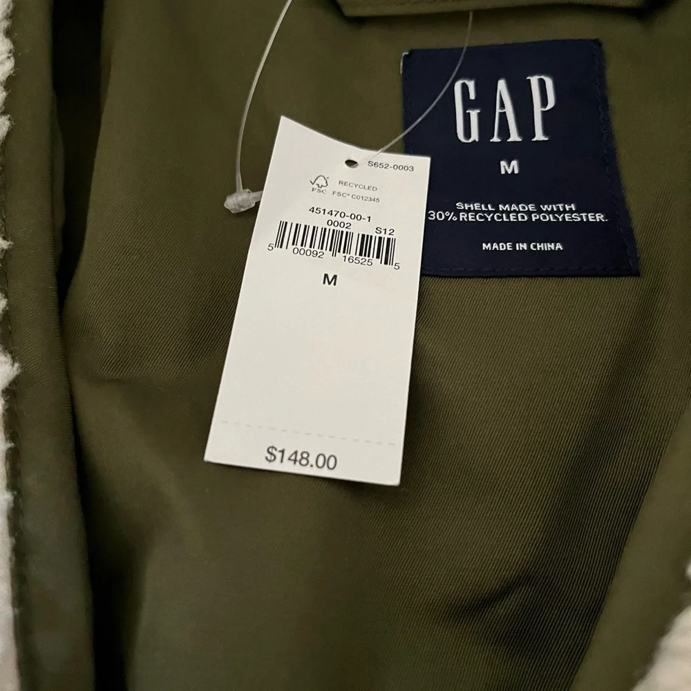 NWT Cozy Gap Sherpa Coat - Picture 4 of 5